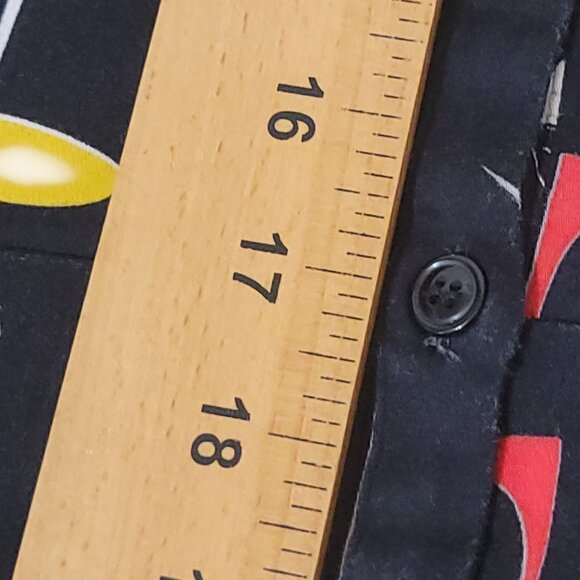 Collectif Caterina Swing Dress Black Mid-Century Atomic 2XL US 14 Rockabilly - Picture 10 of 16